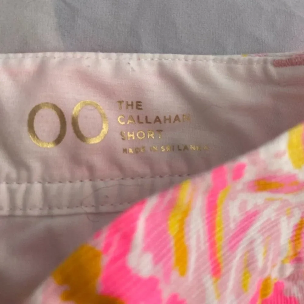 Lilly Pulitzer Callahan Shorts Kir Royal Pink Print -- Size 00